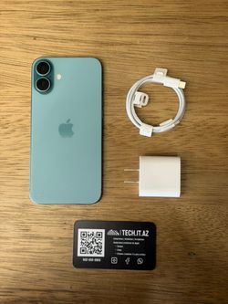 📱 iPhone 16 Plus | 128GB | Teal | Cricket Only | Hablo Español