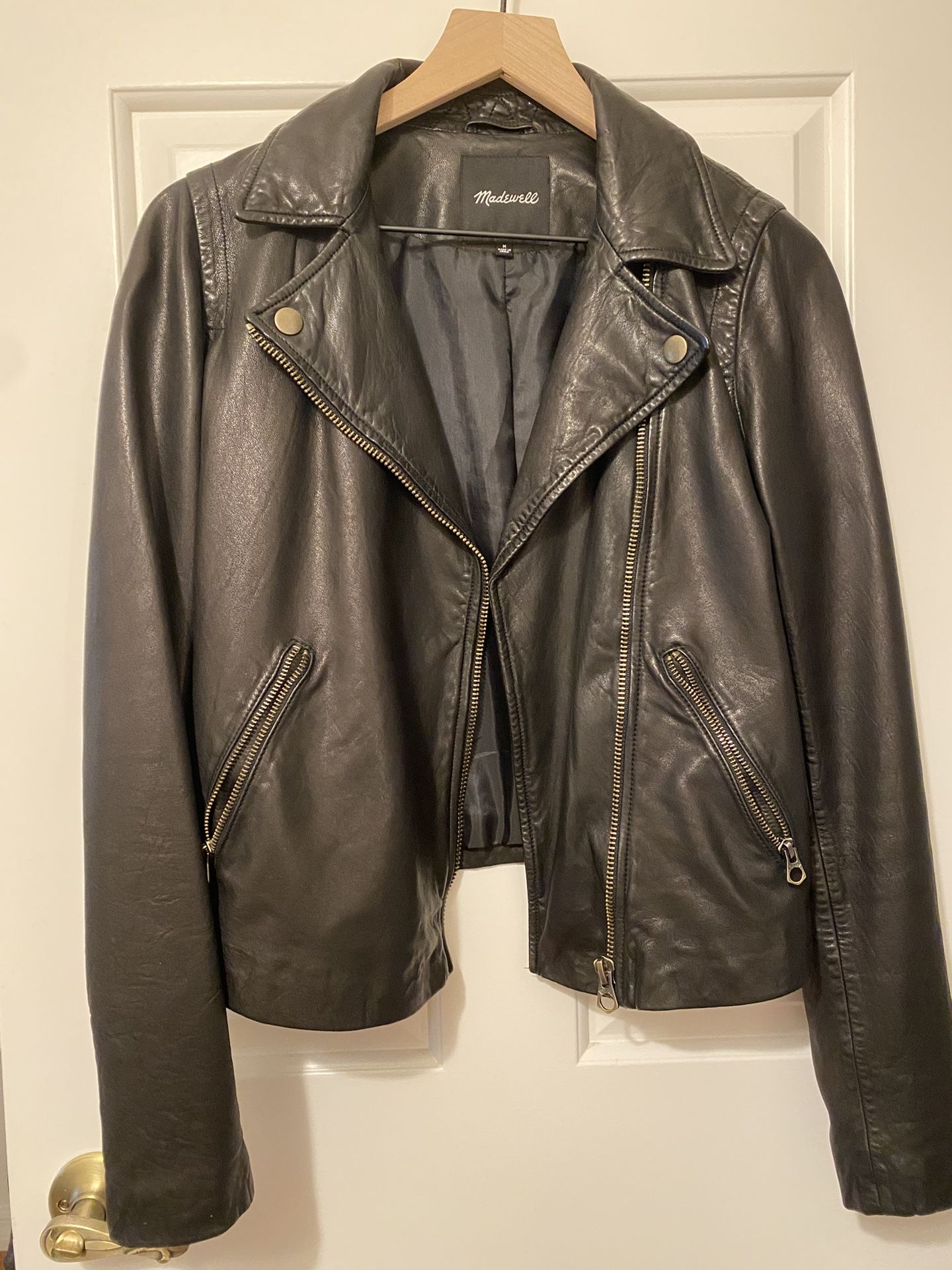 Leather Jacket By Madewell