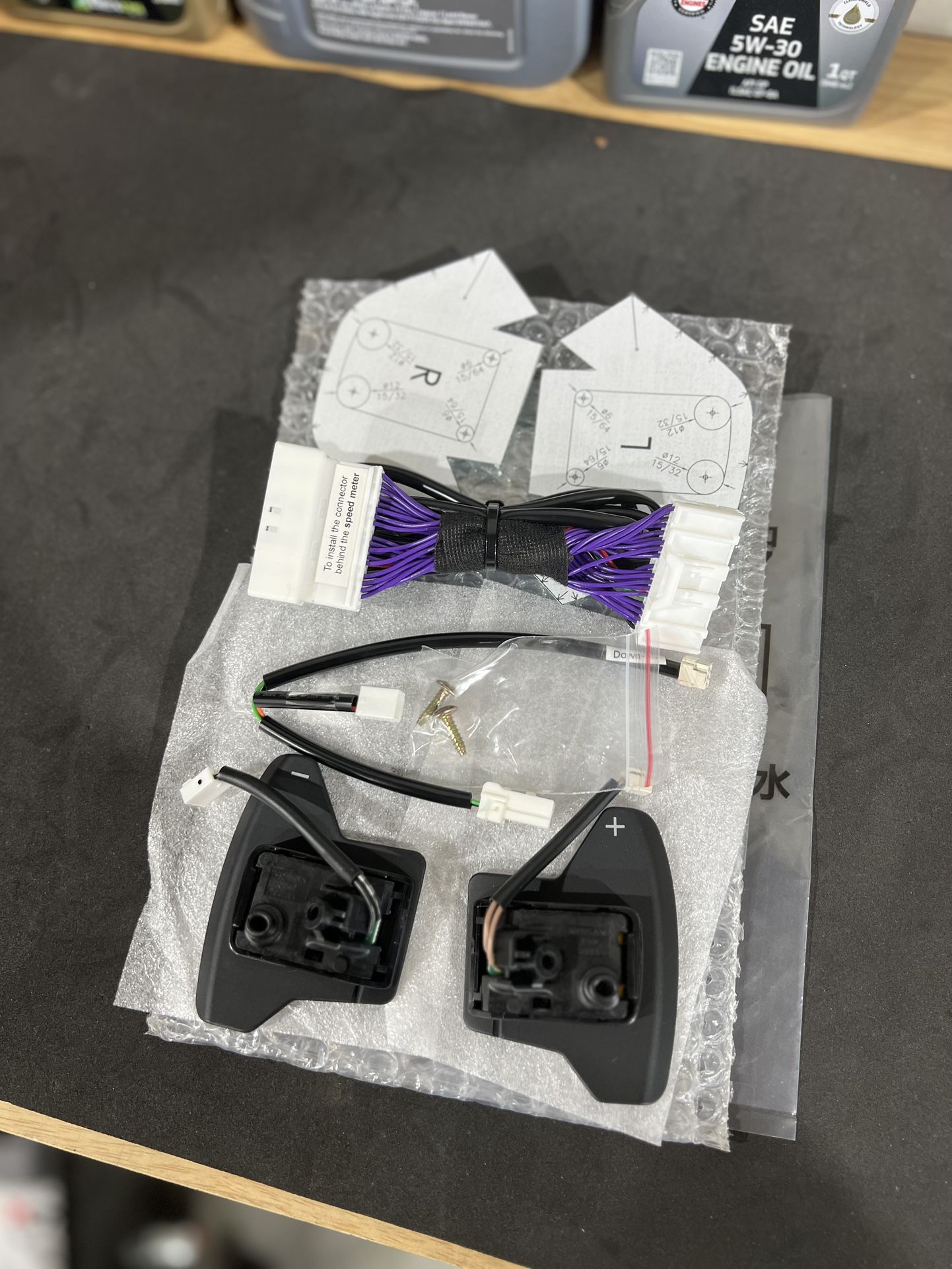 Infiniti Q50 Steering Mount Paddle Shifter kits For Luxe/Premium