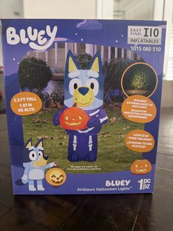 Brand new Bluey Halloween inflatable