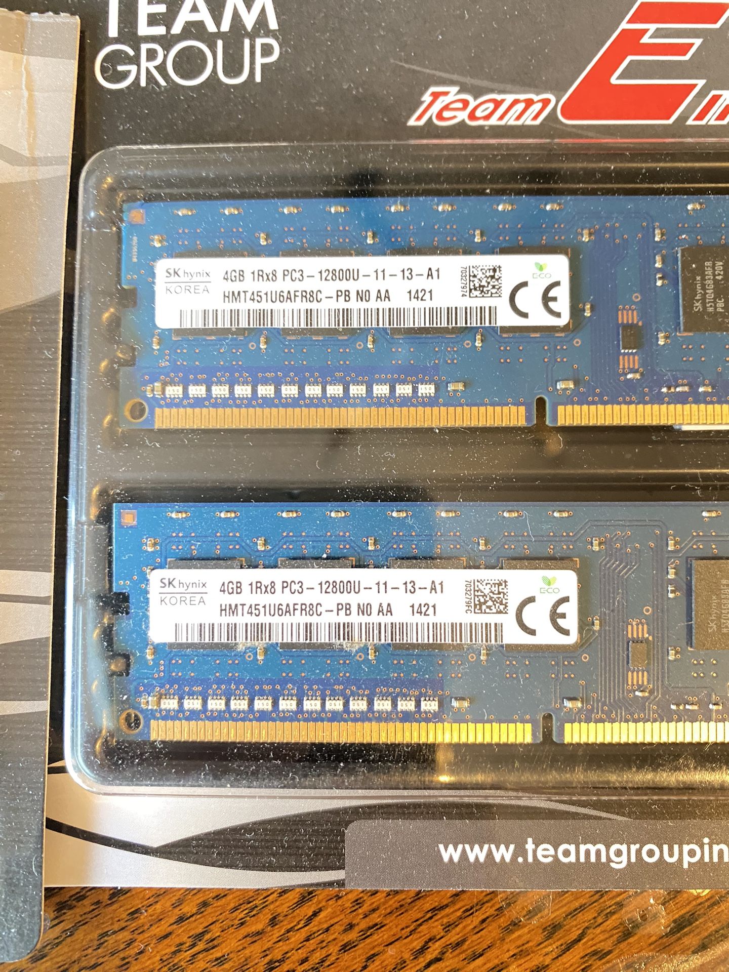 12 GB PC3 12800U Desktop RAM Computer Memory