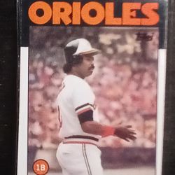 1986 Topps Baltimore Orioles Eddie Murray. 30