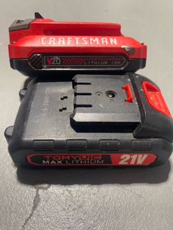 🔋 Craftsman V20 Battery Bundle – 2 Batteries
