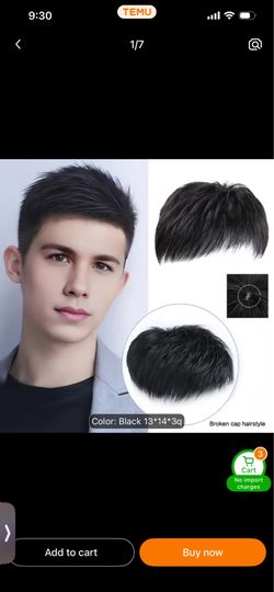 Mens hair