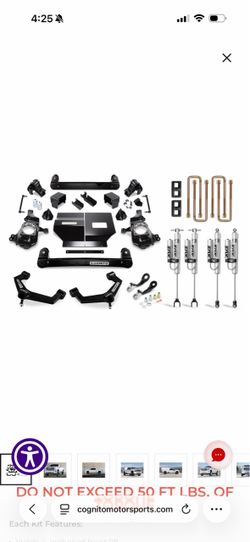 Cognito 4” Performance Lift Kit With Fox PSRR 2.0 Shocks For 20-25 Silverado/Sierra 2500/3500 2wd/4wd