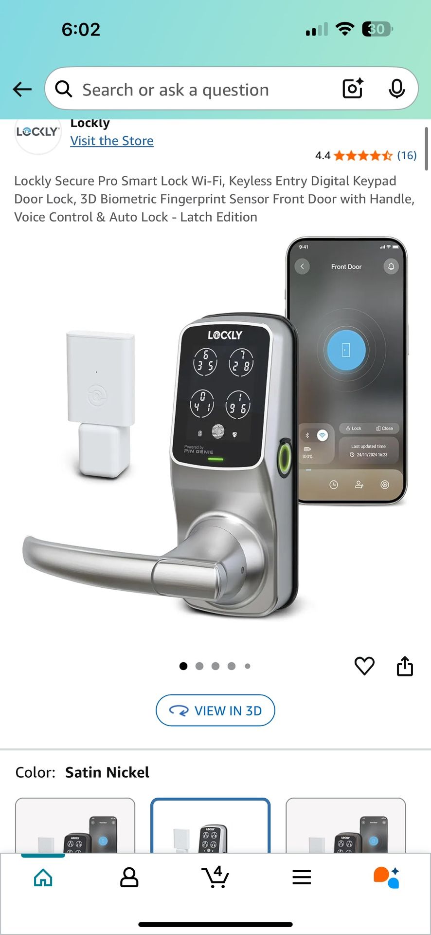 Lockly Secure Pro - Latch Edition