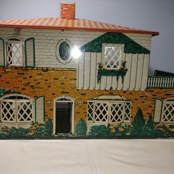 Antique Tin Lithograph Dollhouse T. Cohn