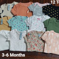 3-6 MONTHS BABY GIRL CLOTHES ONESIES (ROPA PARA NIÑA BEBE TALLA 3-6 MESES)