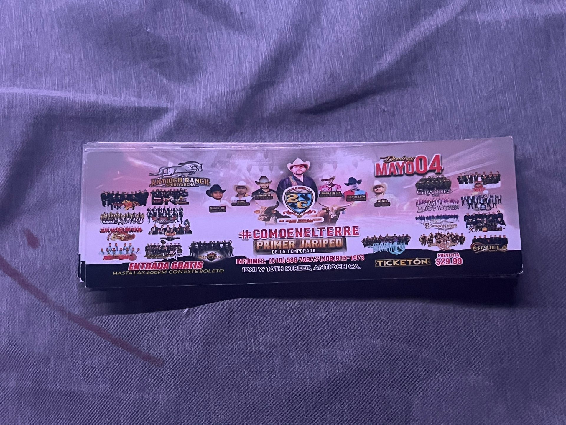 Jaripeo Tickets For Sale For This Weekend In Antioch Cal