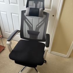 office desk with chair