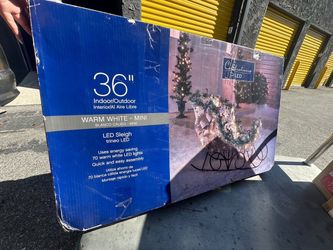 Celebrations LED 36" Lighted Christmas Sleigh