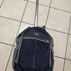 Rolling Back Pack With Handle And Back Straps