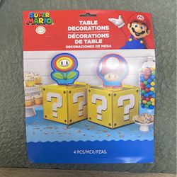 Super Mario Table Decorations For Prty