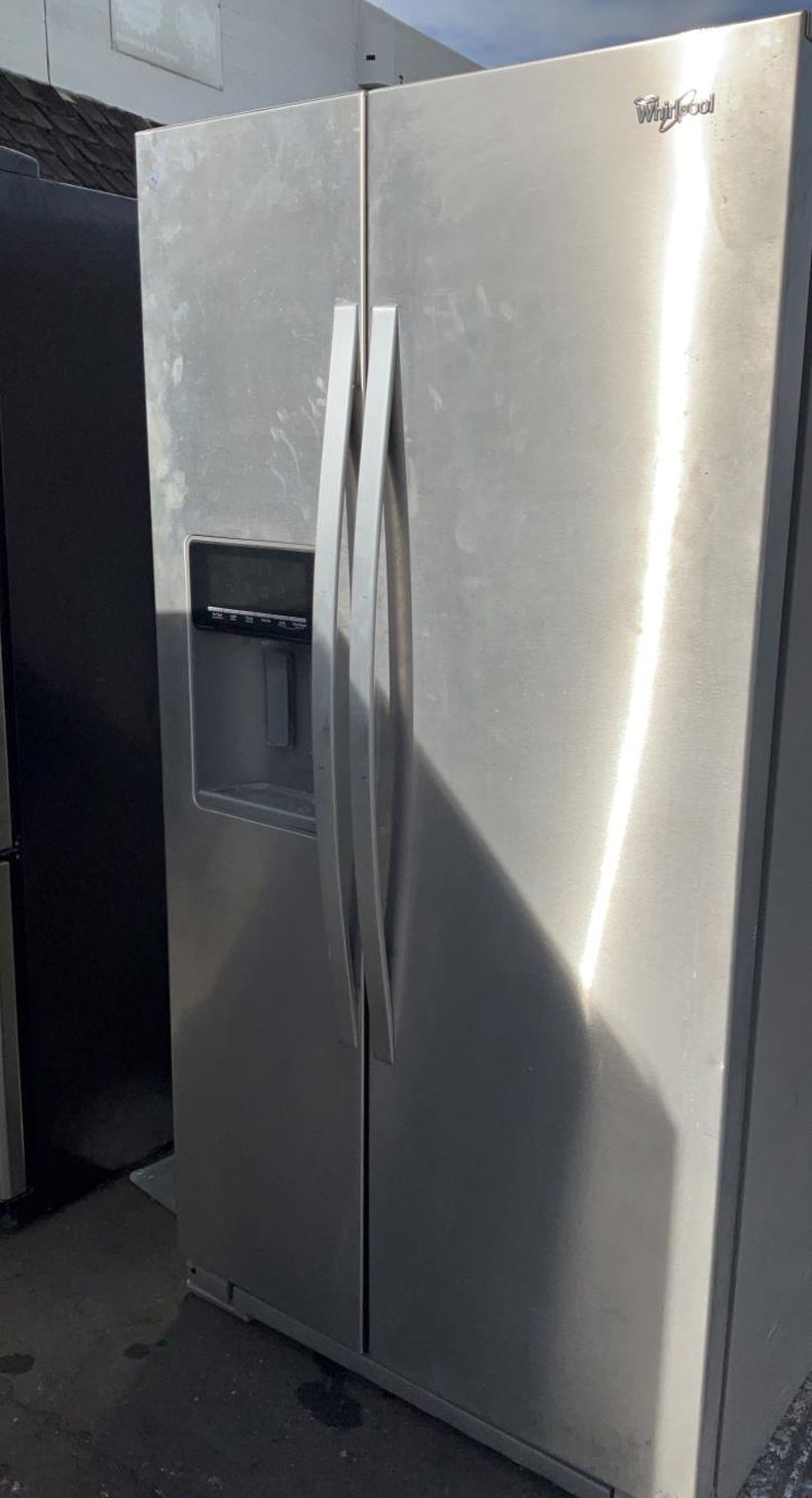 Whirlpool Side-by-Side Stainless Steel Refrigerator Fridge