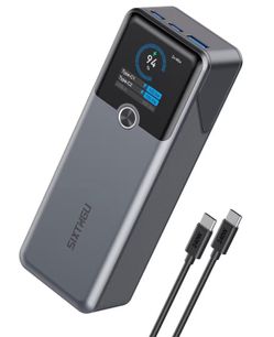 Laptop Power Bank, 3-Port 20,000mAh Portable Charger with 200W Max Output, PD 3.1 Fast Charging, Flight-Approved for Travel, PowerTower, for MacBook, 