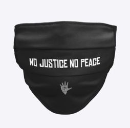 No Justice No Peace Mask