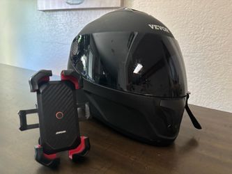Vevor Motorcycle Helmet DOT approved & Motorcycle Phone Mount