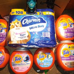 Tide Pods And Tissue 60$