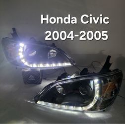 Honda Civic 2004-2005 Headlights
