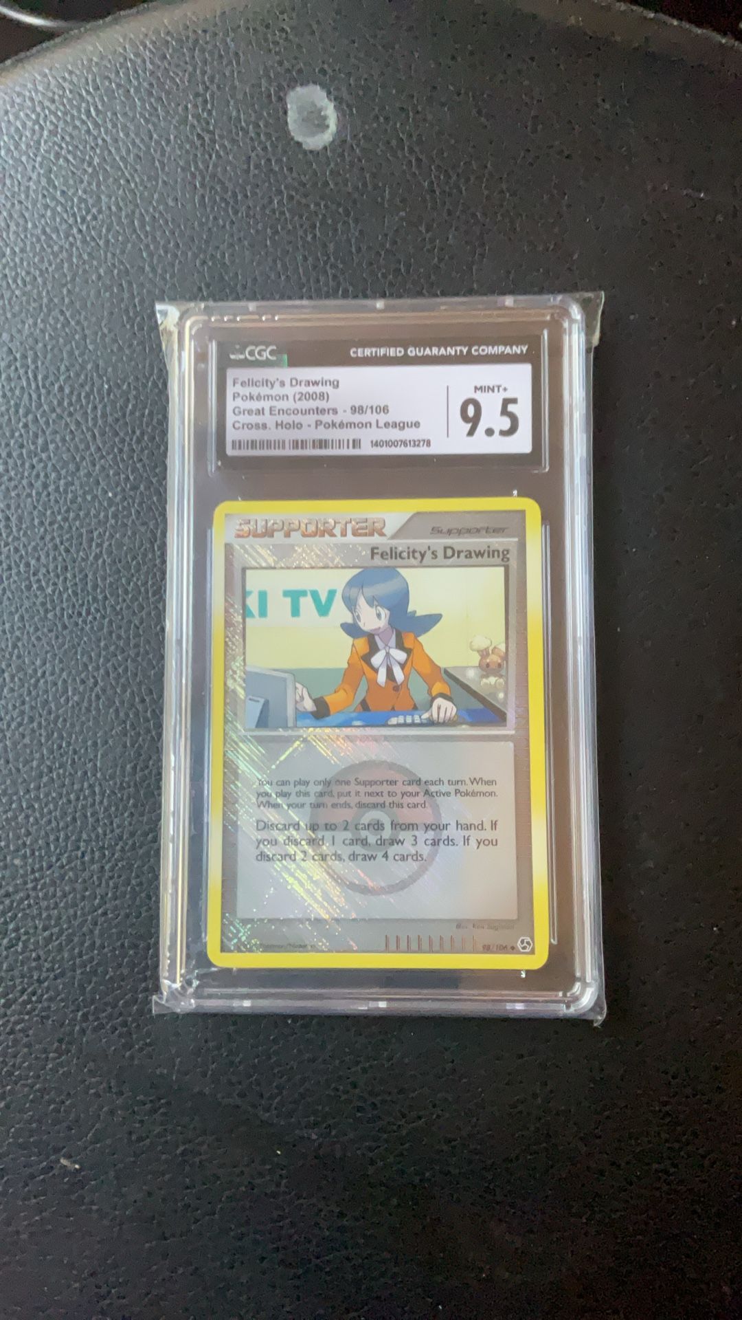 Pokémon Tcg Felicity’s Drawing 9.5 Graded Mint $15