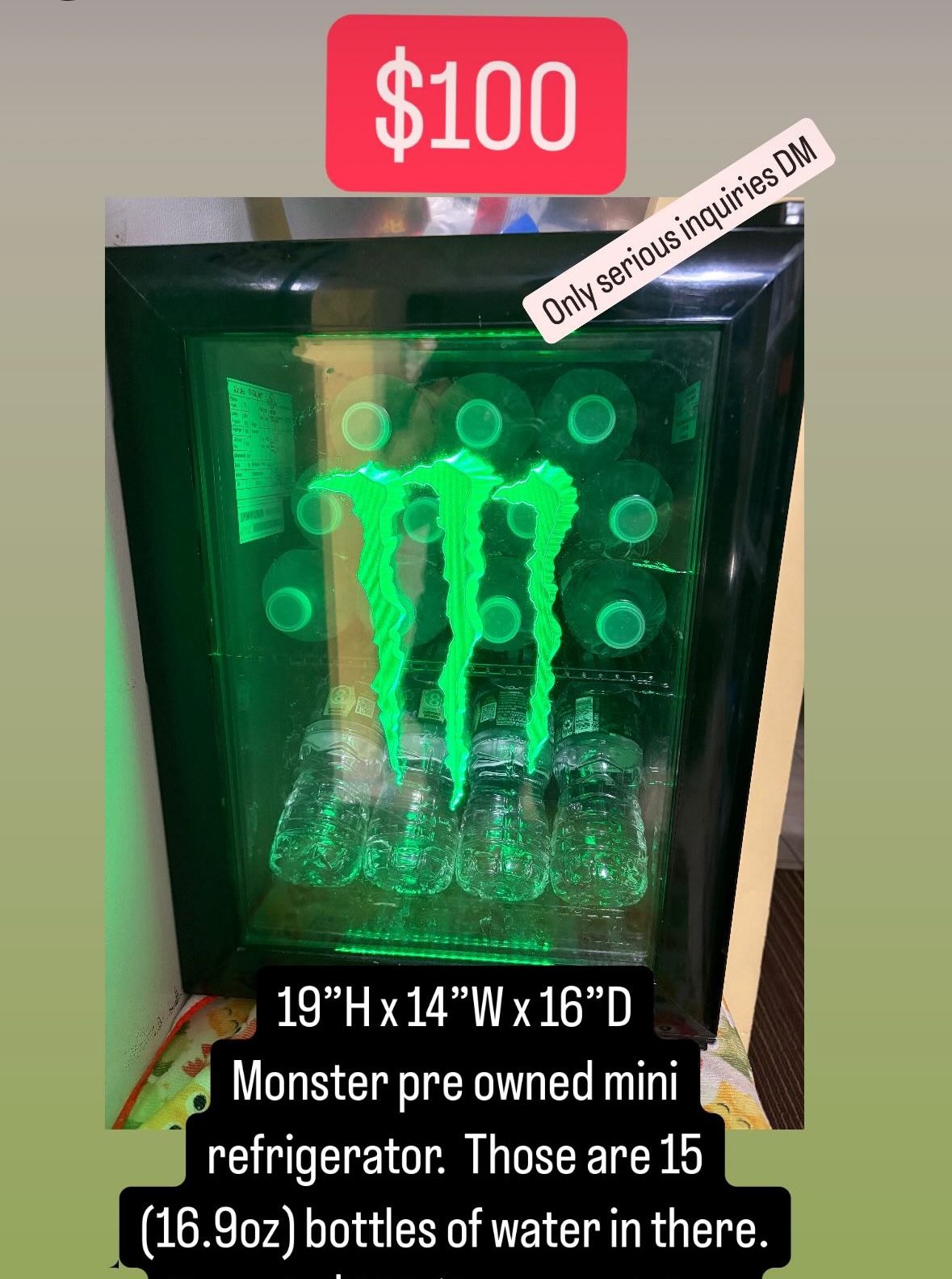 Mini Refrigerator (Monster)