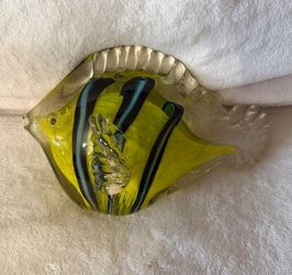 ADORNO DE CRISTAL DE MURANO DISEÑO PEZ