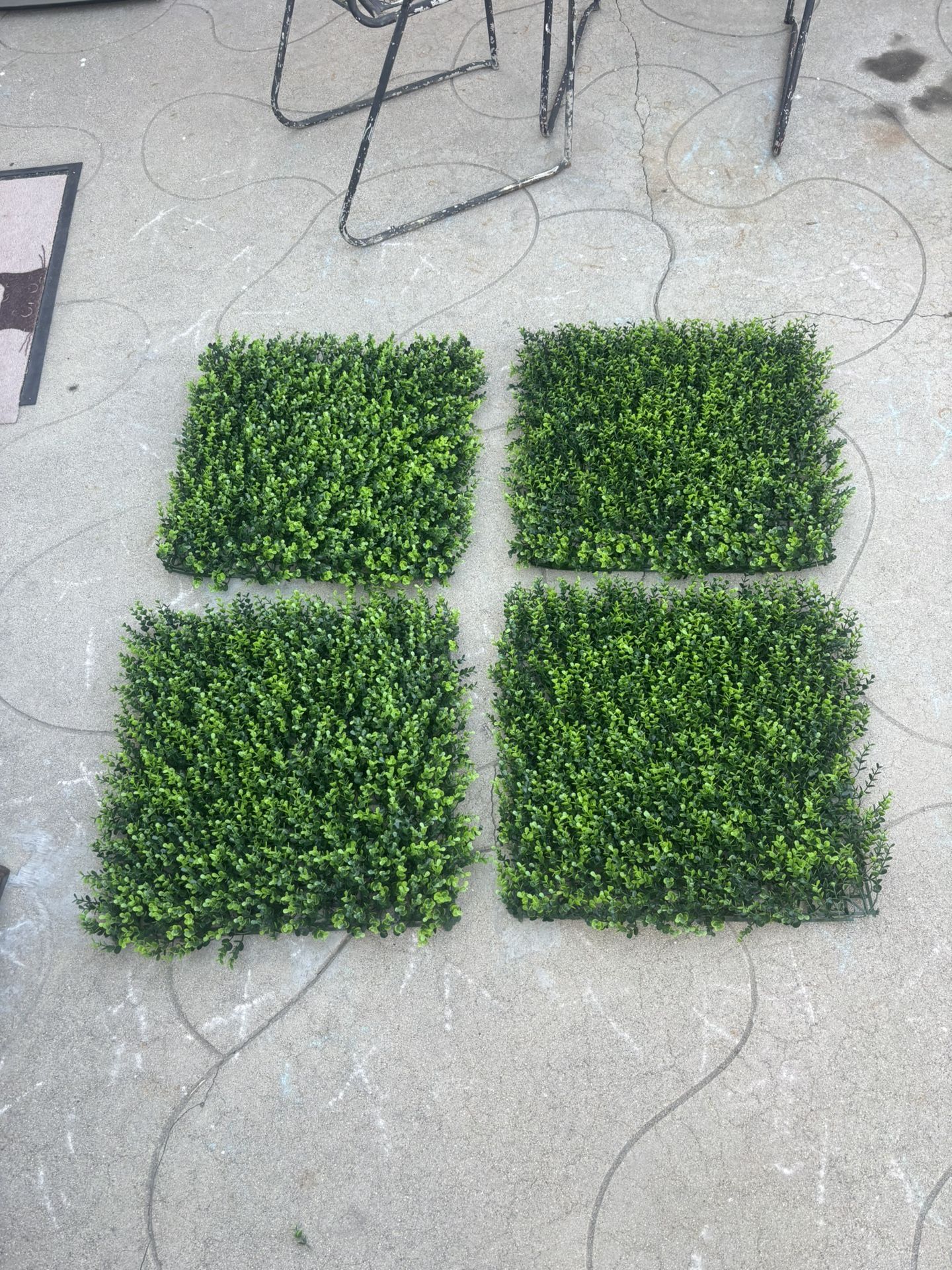 25 Artificial Boxwood Panels Fake Grass