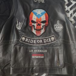 Men's Leather Vest 