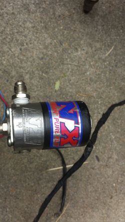 Nitrous system off an 01 Mustang gt. Everything but the bottle