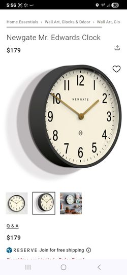 Newgate Mr. Edwards Clock