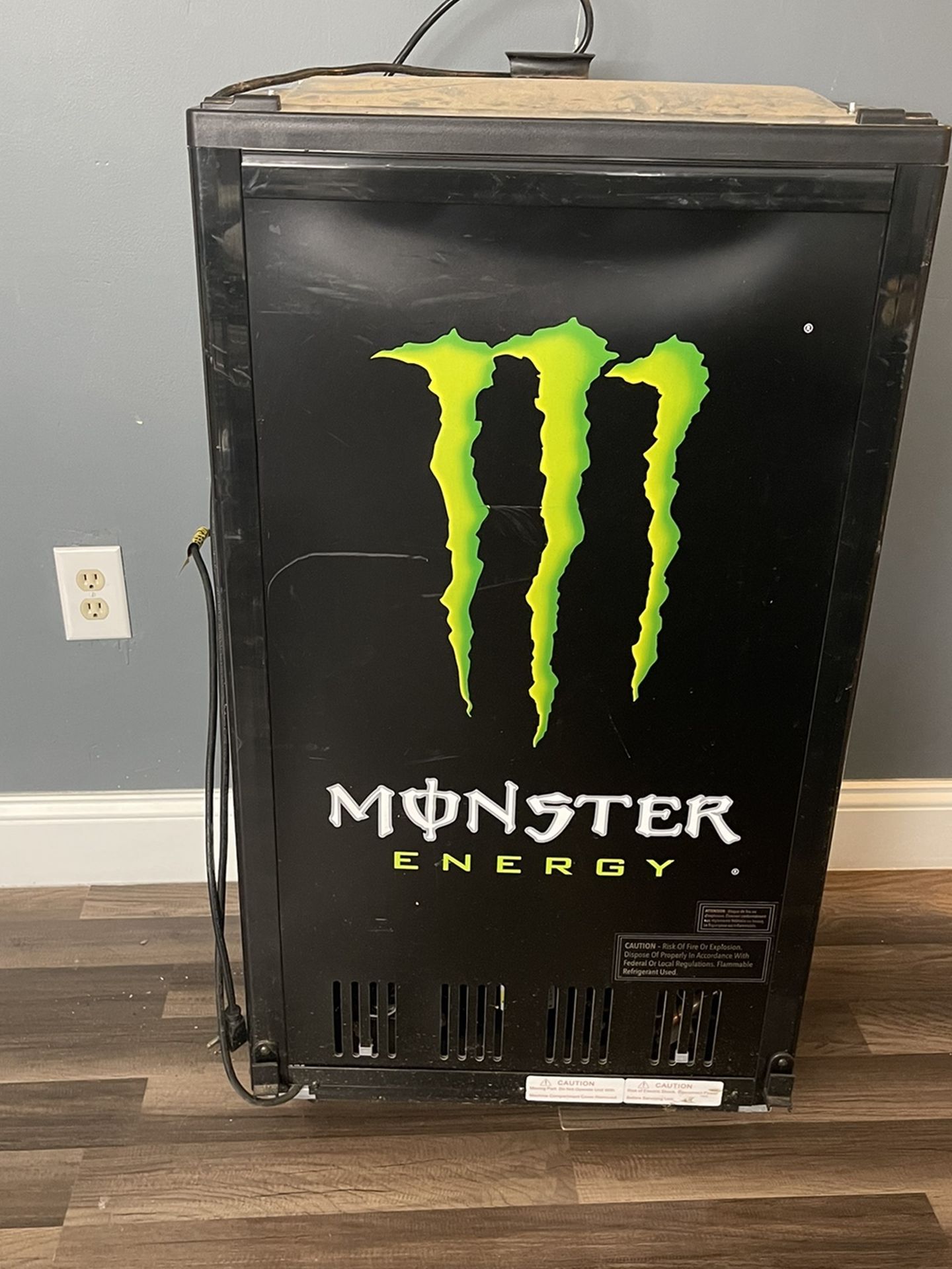 monster energy fridge With Wheels
