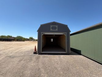 Massive 12x28 garage!