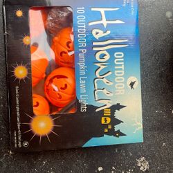 Halloween Pumpkin Lawn Lights