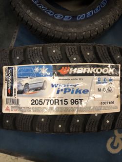 Hankook Winter iPike Studded Tires