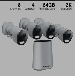 🔥 NIGHT OWL 2K HD WiFi Security Camera System – NEW 🔥 OBO
