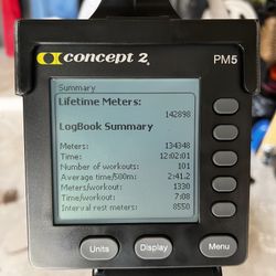 Concept 2 Rower PM5