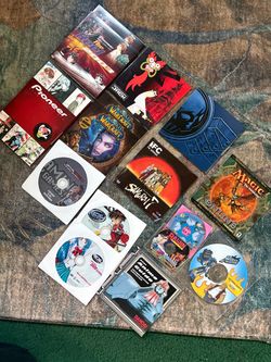 Trials Mixed Lot Anime DVDs Sampler and PC Games Trials