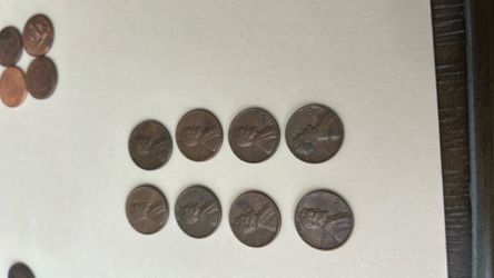 One cent coins