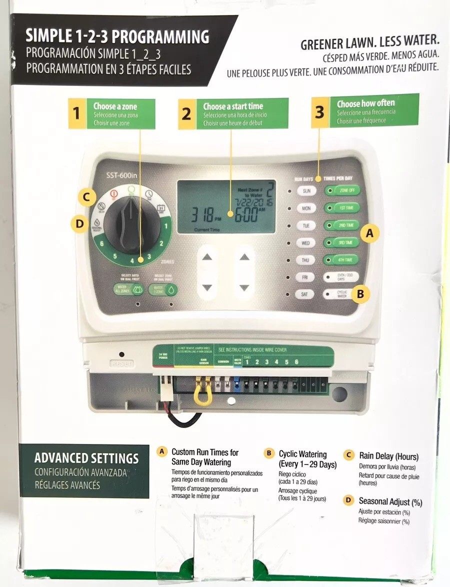 BRAND NEW Rain Bird 9 ZONES Indoor Irrigation Sprinkler Timer Model #SST-900 IN