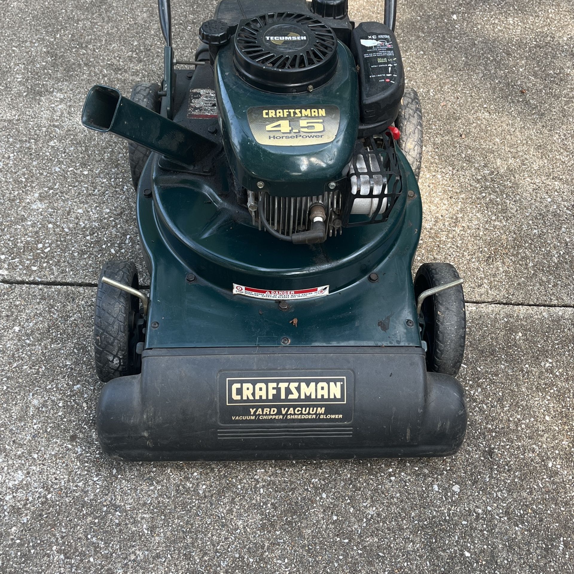Craftsman Yard Vacuum