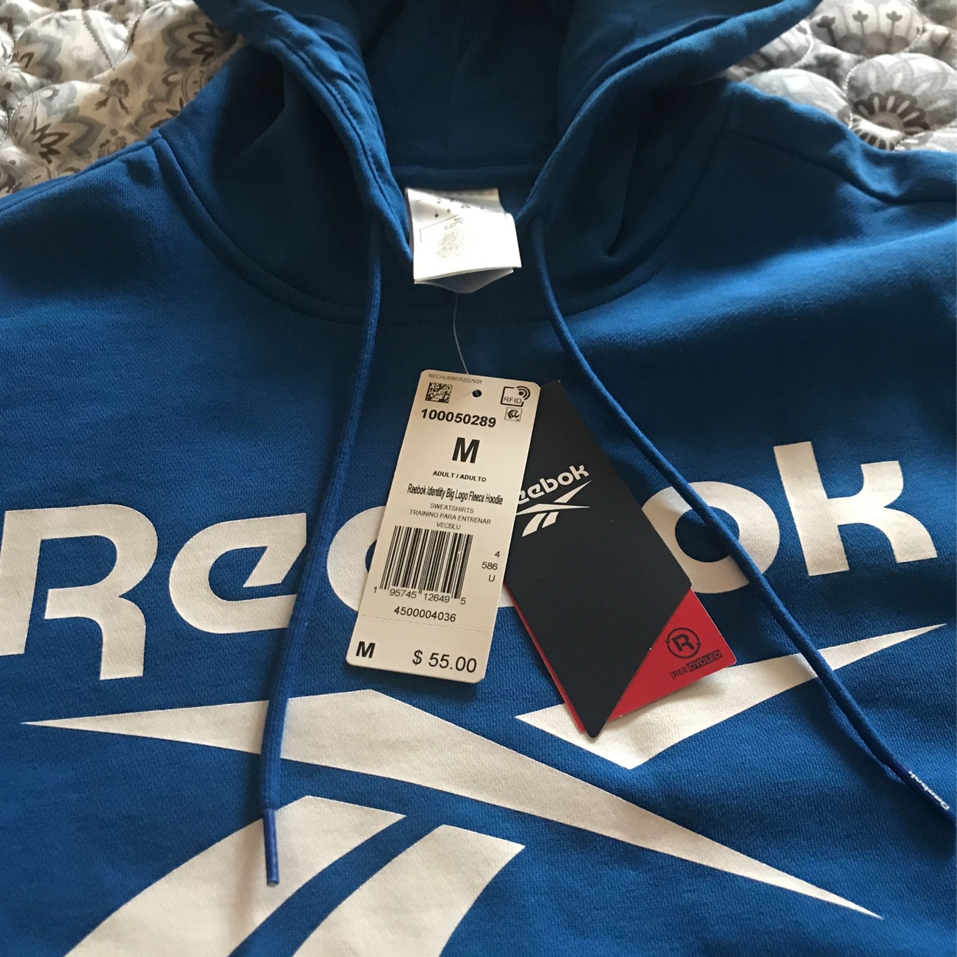 Reebok Big Logo Fleece Hoodie