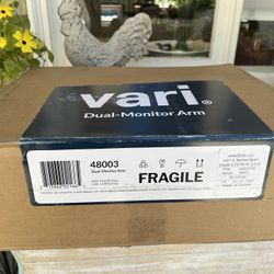  Vari Dual Monitor Arm - New Unopened Box 