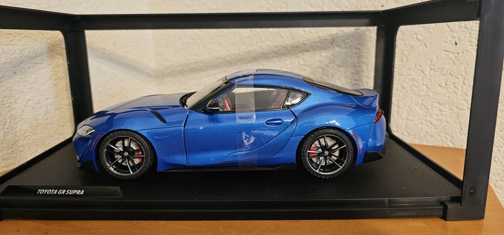 Solido 1/18 Toyota GR Supra Horizon Blue Metallic 2021 - Modèle Diecast Neuf