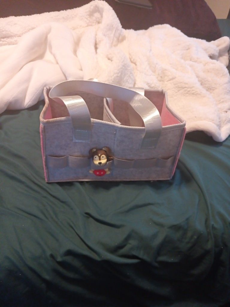 Pink And Grey Tonies Box And Characters Holder