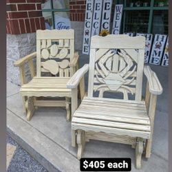 Wooden Chair Gliders