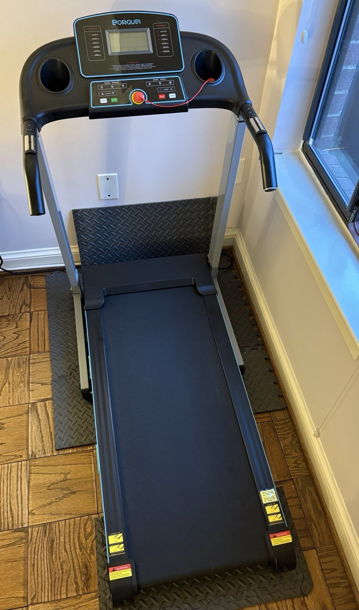 BORGUSI foldable Treadmill