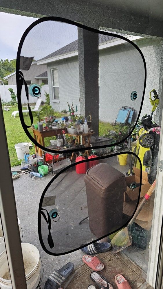 2 Car Window Shades , Mesh, Suctions Cups