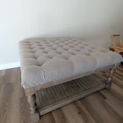 Ottoman Upholstered Grey