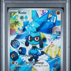 2023 POKEMON SVI EN-SCARLET & VIOLET #215 RIOLU ILLUSTRATION RARE