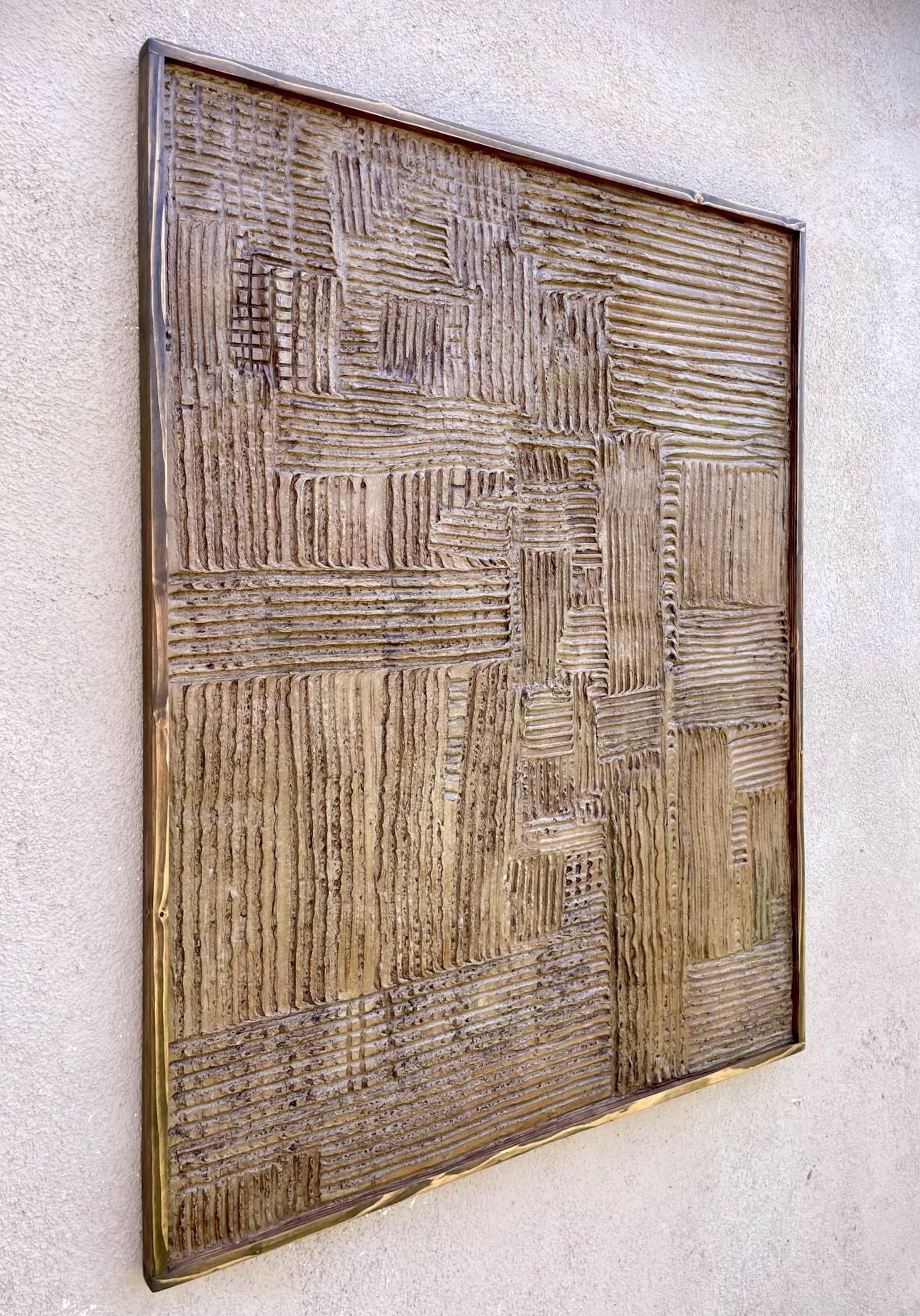 Large Original Art Piece. Framed.